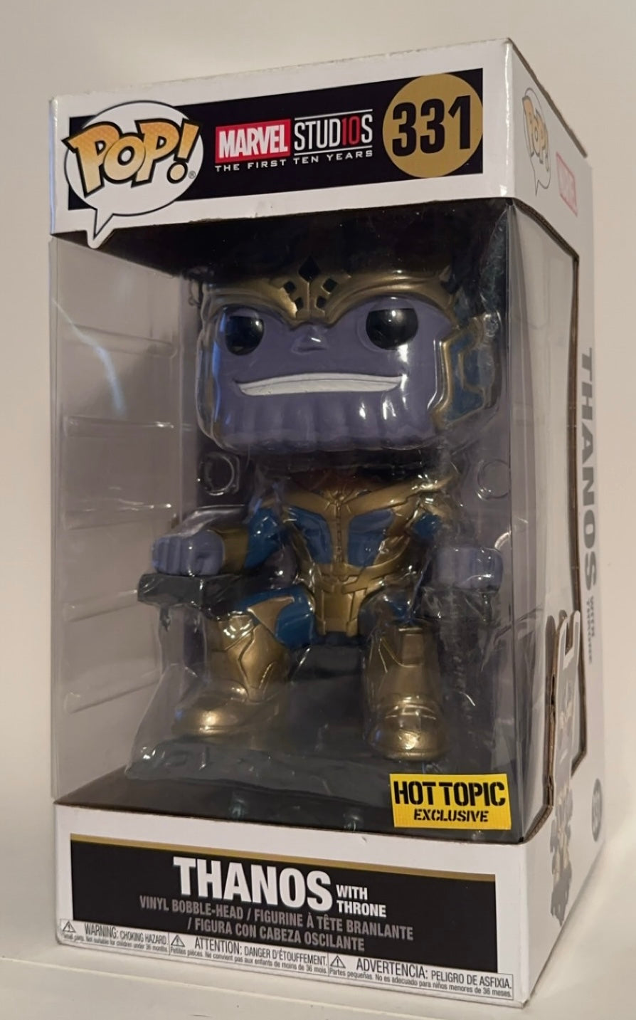 Marvel - Thanos 331 Hot Topic Exclusive CUSTOM ARTWORK Funko Pop!