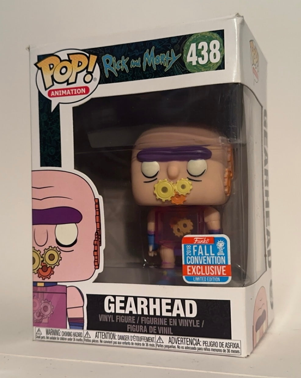 Rick and Morty - Gearhead (2018 Fall Exclusive) 438 Funko Pop!