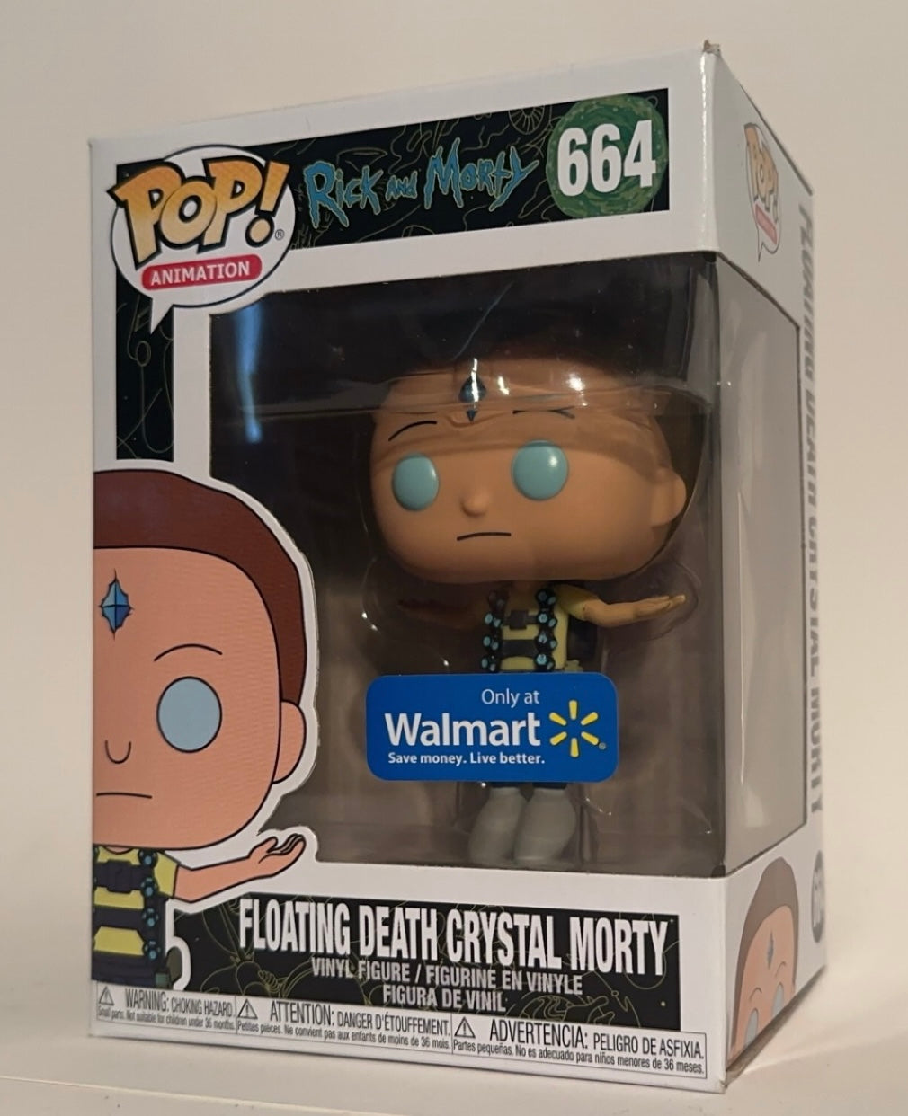 Rick and Morty - Floating Death Crystal Morty (Walmart Exclusive) 664 Funko Pop!