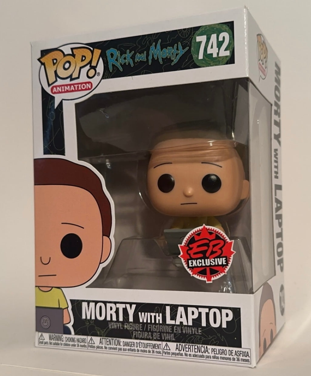 Rick and Morty - Morty with Laptop (EB Games Exclusive) 742 Funko Pop!