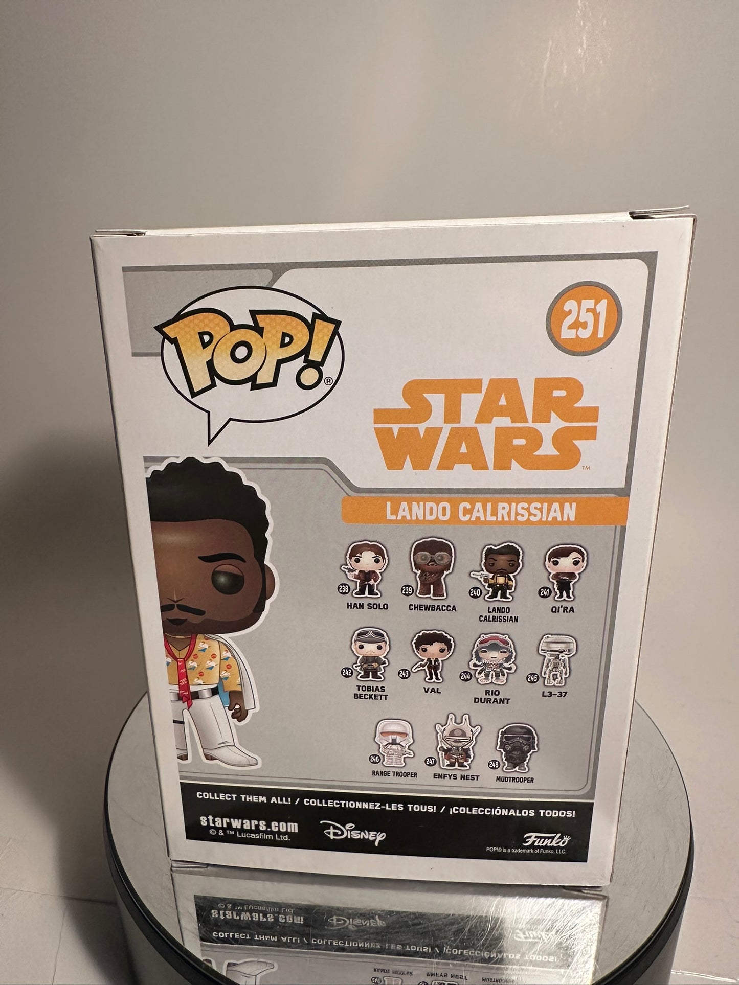 Star Wars - Lando Calrissian 251 (Hot Topic Exclusive) Funko Pop!