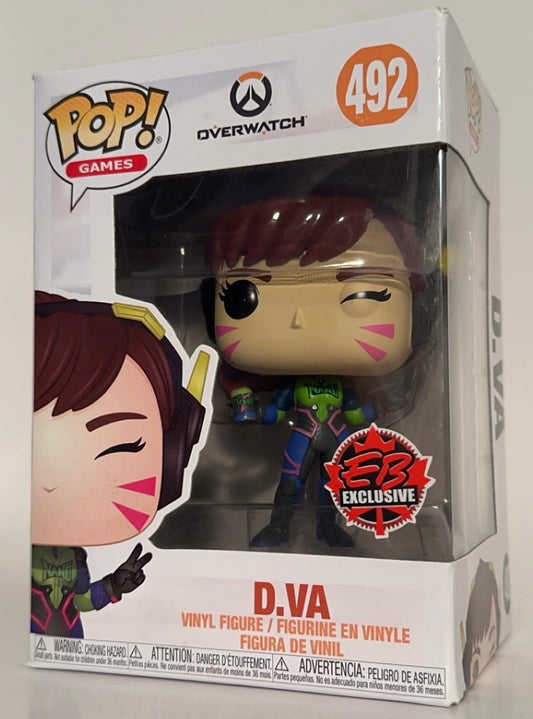 Overwatch - D.Va (EB Games Exclusive) 492 Funko Pop!