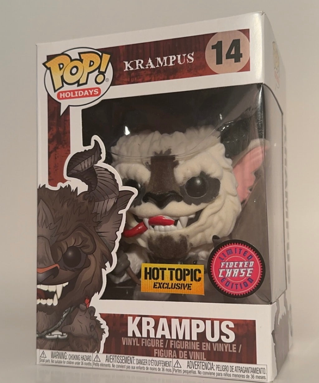 Holidays - Krampus 14 FLOCKED CHASE (Hot Topic Exclusive) Funko Pop!