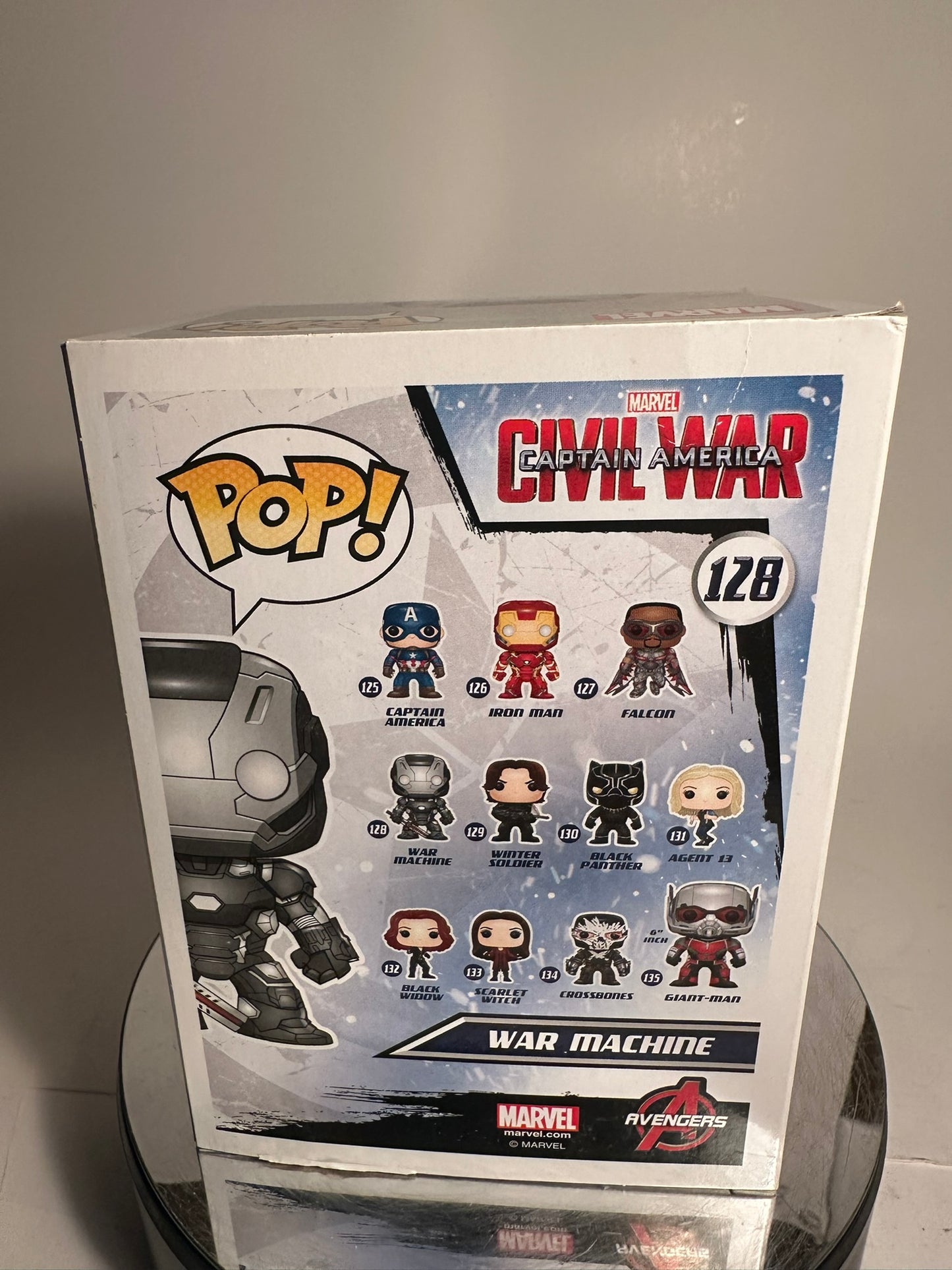 Marvel - War Machine 128 Funko Pop!