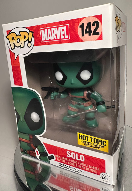 Marvel - Solo 142 (Hot Topic Exclusive) Deadpool Funko Pop!