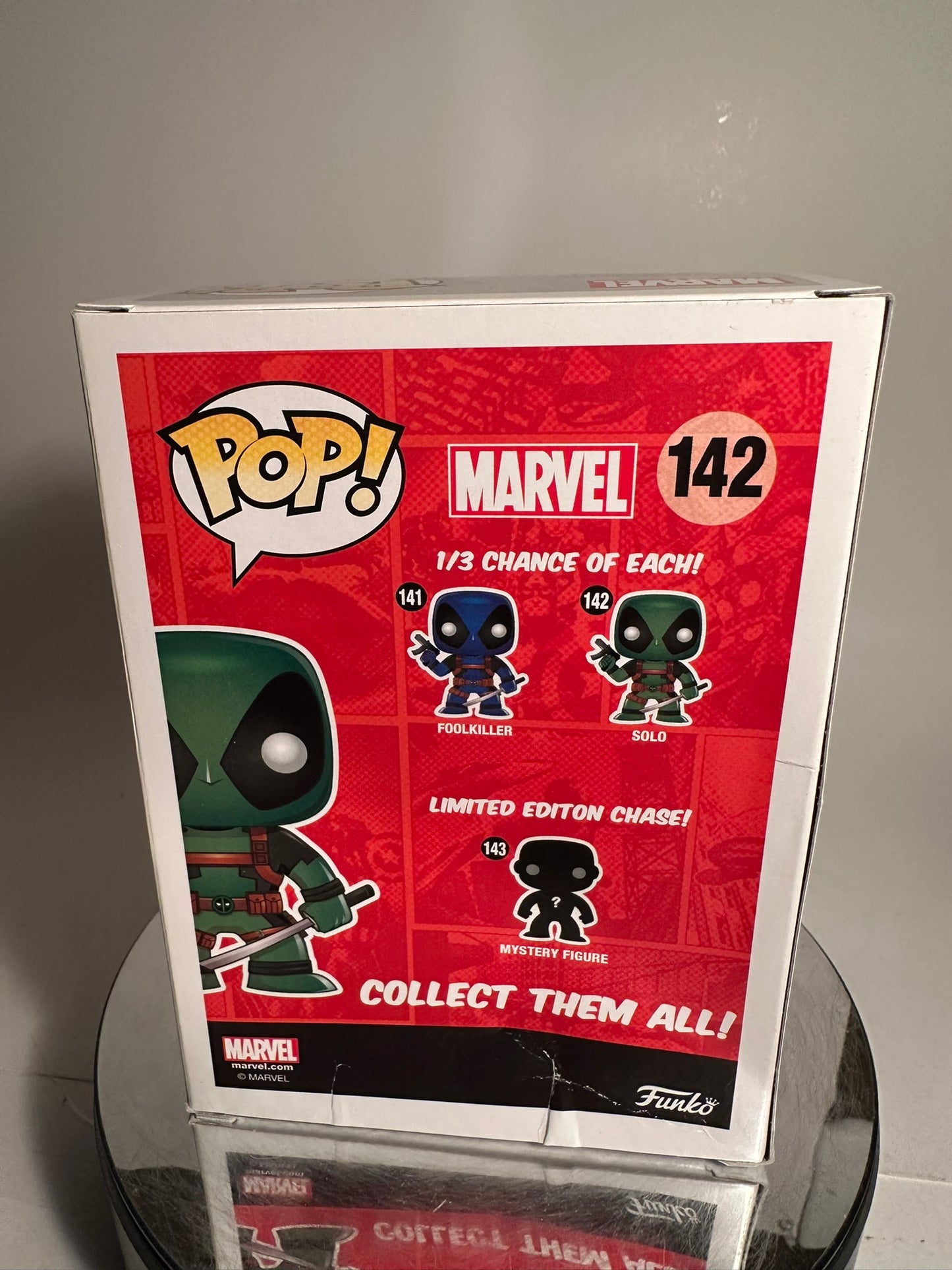 Marvel - Solo 142 (Hot Topic Exclusive) Deadpool Funko Pop!