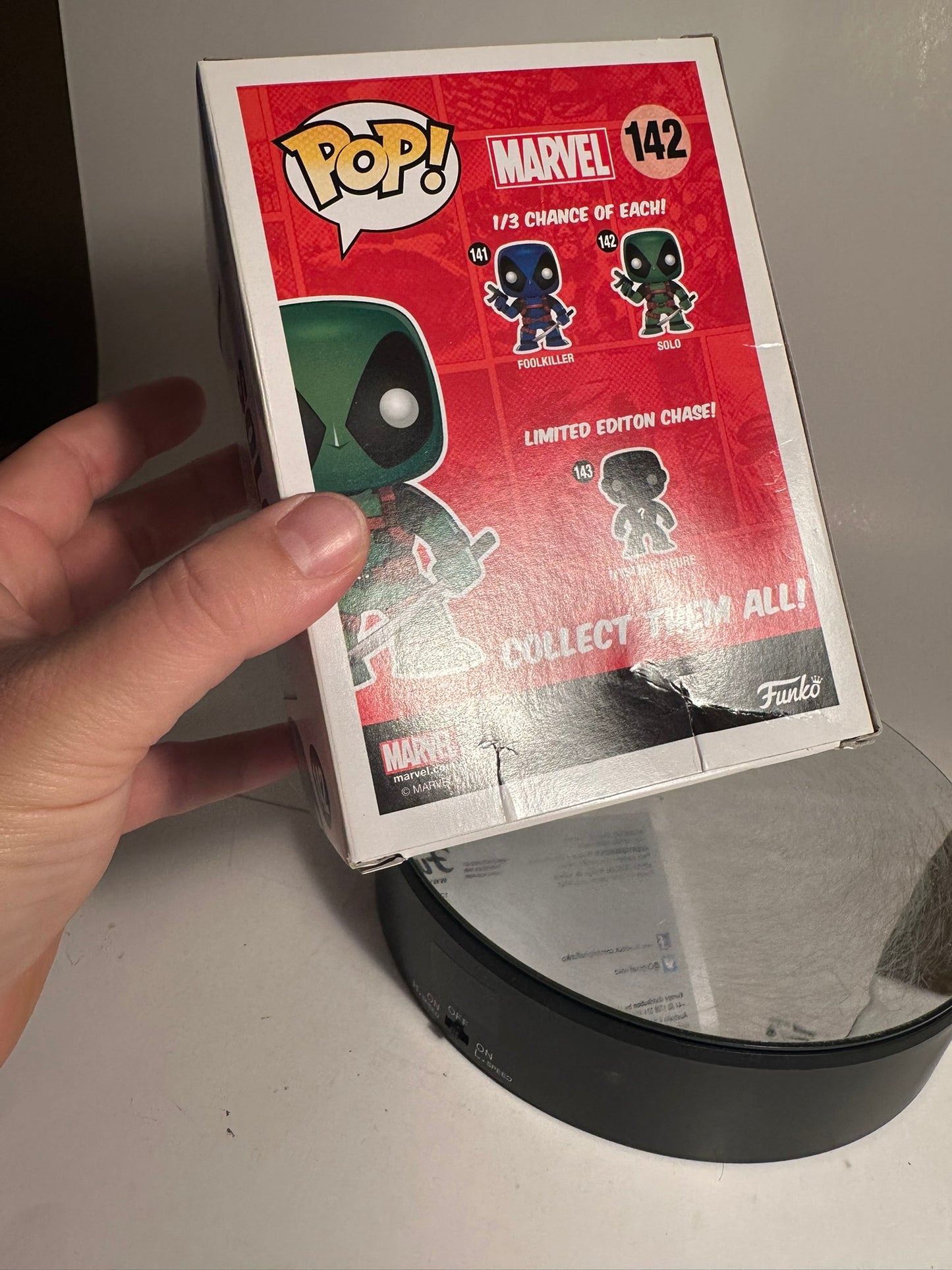 Marvel - Solo 142 (Hot Topic Exclusive) Deadpool Funko Pop!