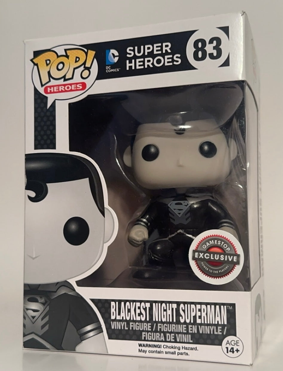 Batman - Blackest Night Superman (Gamestop Exclusive) 83 Funko Pop!