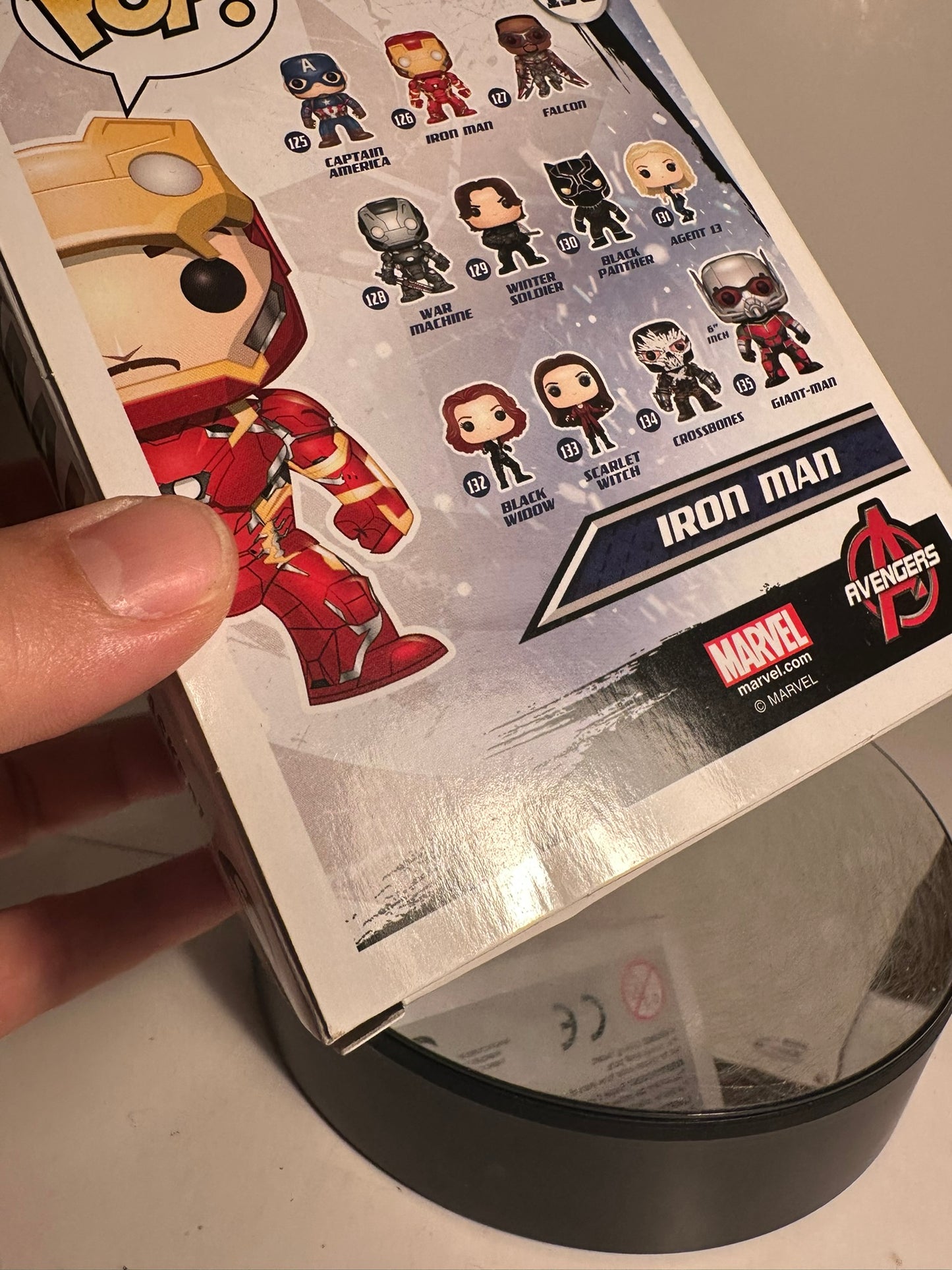 Marvel - Iron Man (Unmasked) 136 (Hot Topic Exclusive) Funko Pop!