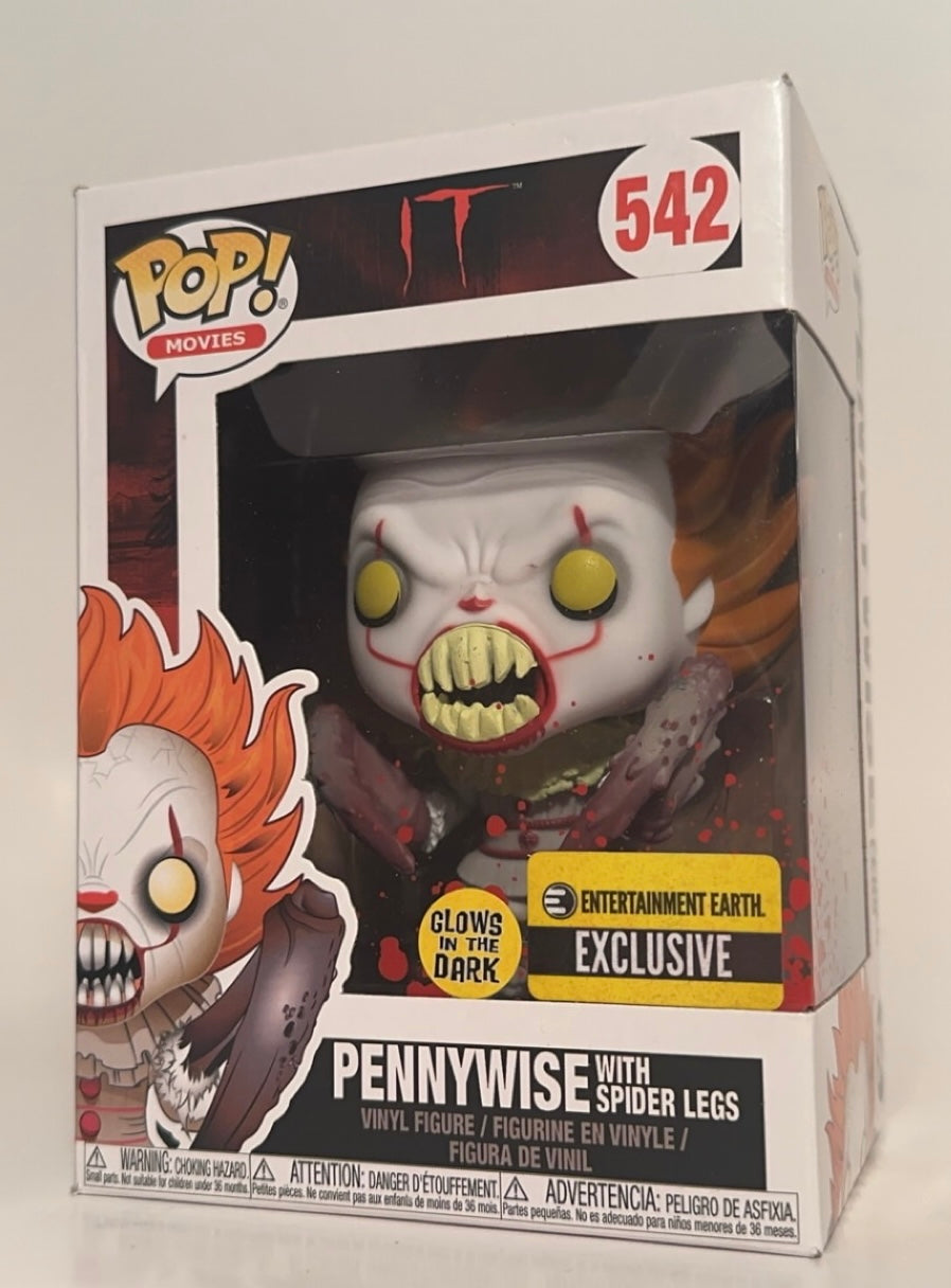 IT - Pennywise GITD (Entertainment Earth Exclusive) 542 Funko Pop!