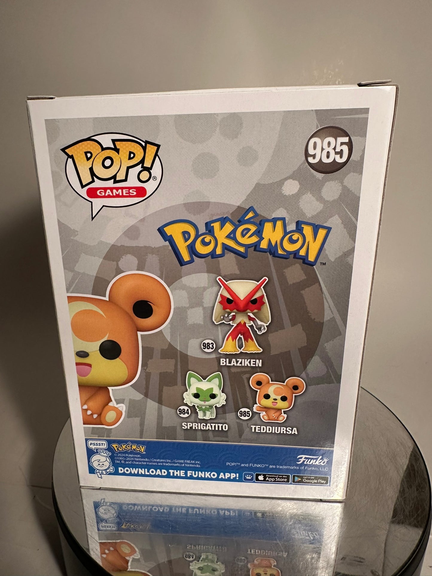 Pokemon - Teddiursa 985 Funko Pop!