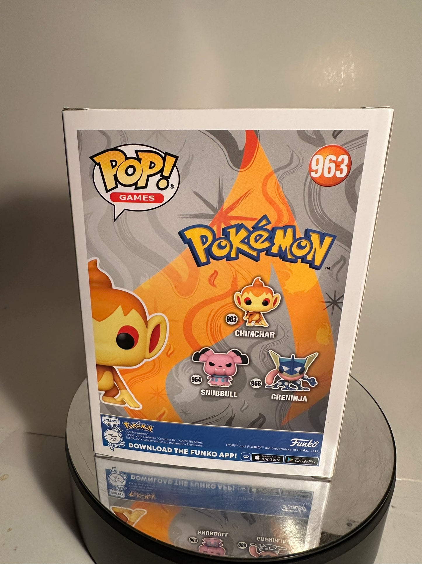 Pokemon - Chimchar 963 FLOCKED (Funko Store Exclusive) Funko Pop!