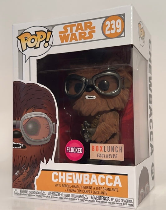 Star Wars - Chewbacca FLOCKED (Box Lunch Exclusive) 239 Funko Pop!