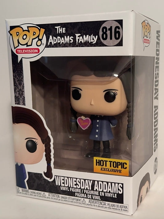 The Addams Family - Wednesday Addams (Hot Topic Exclusive) (Original 2019 Release) 816 Funko Pop!