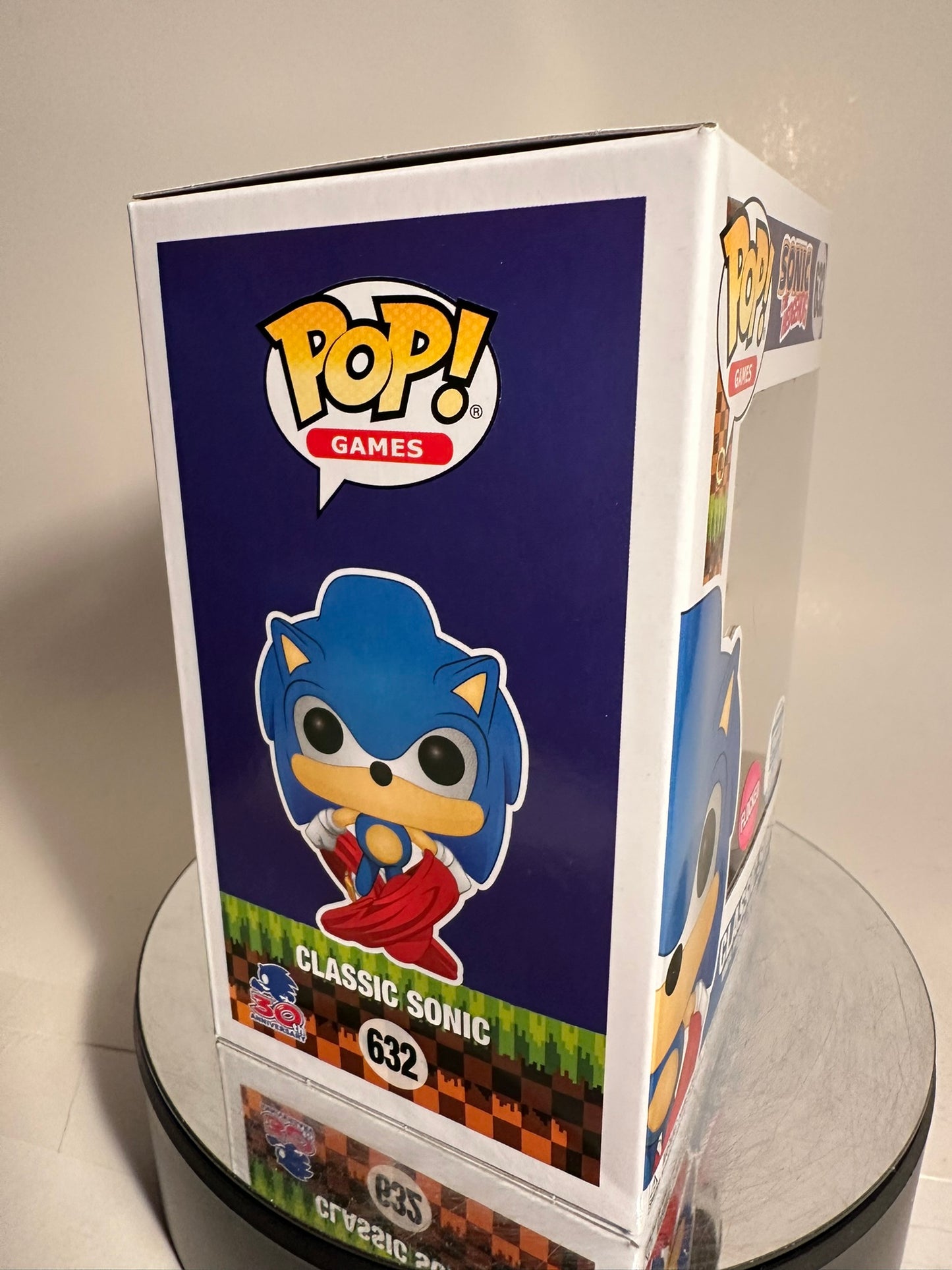 Sonic the Hedgehog - Classic Sonic 632 FLOCKED (Funko Store Exclusive) Funko Pop!