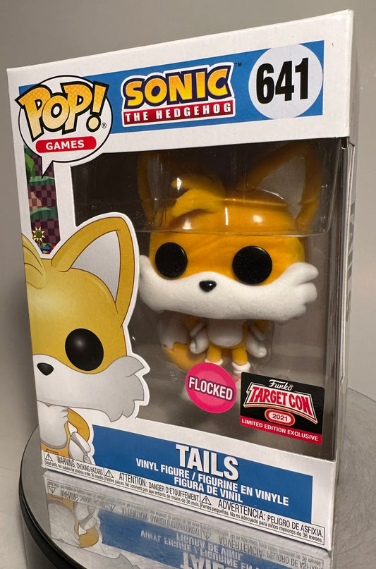 Sonic the Hedgehog - Tails 641 FLOCKED (Target Con 2021 Limited Edition Exclusive) Funko Pop!