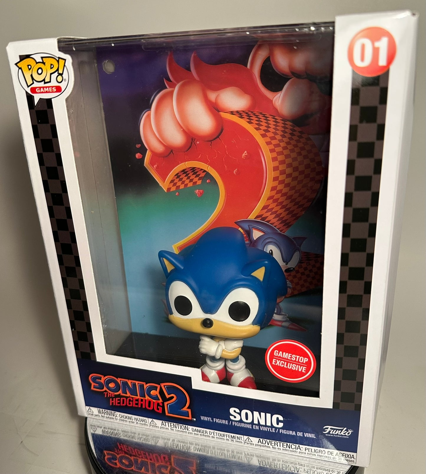 Sonic the Hedgehog - Sonic 01 (GameStop Exclusive) game poster Funko Pop!