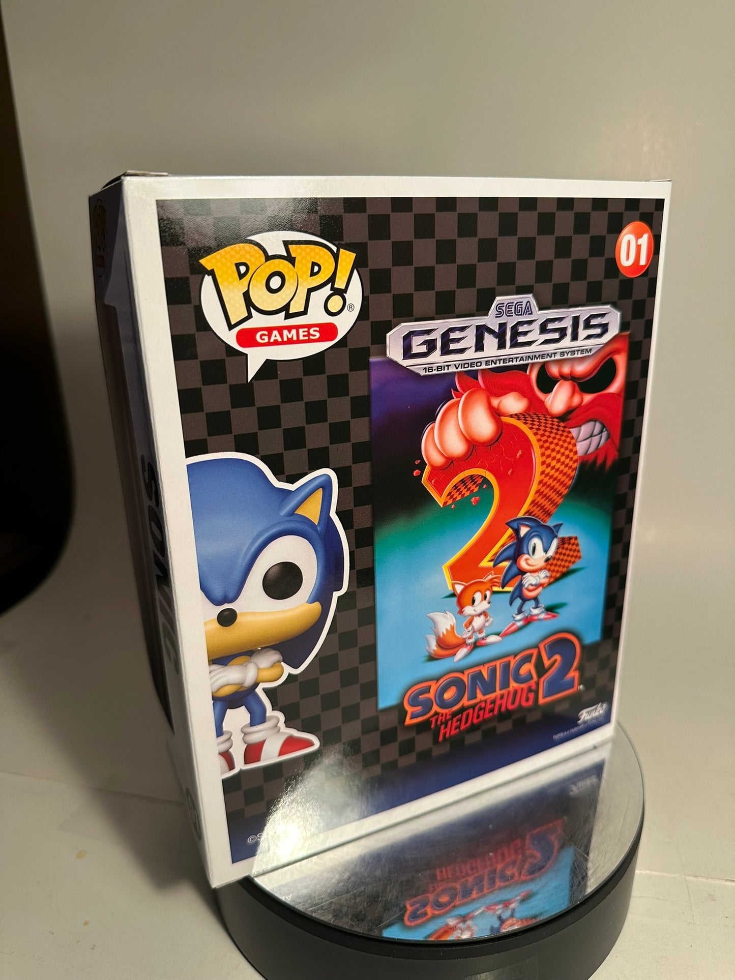 Sonic the Hedgehog - Sonic 01 (GameStop Exclusive) game poster Funko Pop!