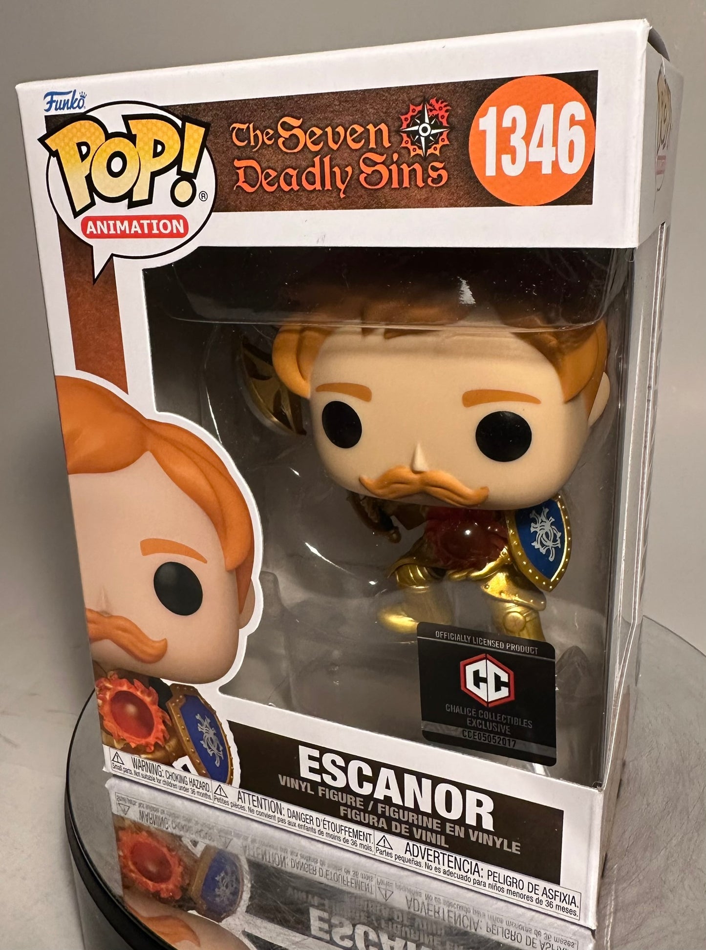 The Seven Deadly Sins - Escanor 1346 (Chalice Collectables Exclusive) Funko Pop!