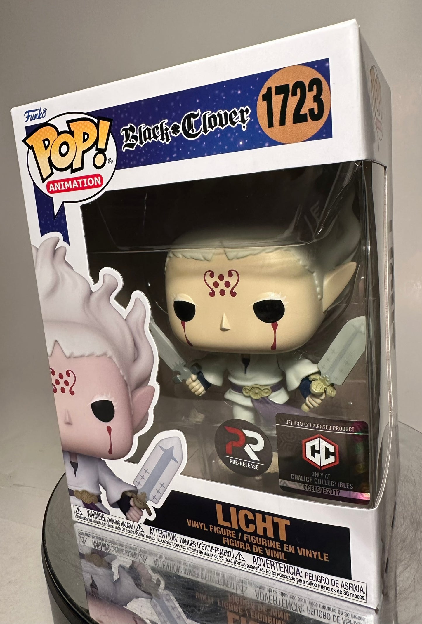 Black Clover - Licht 1723 Pre-Release (Chalice Collectables Exclusive) Funko Pop!