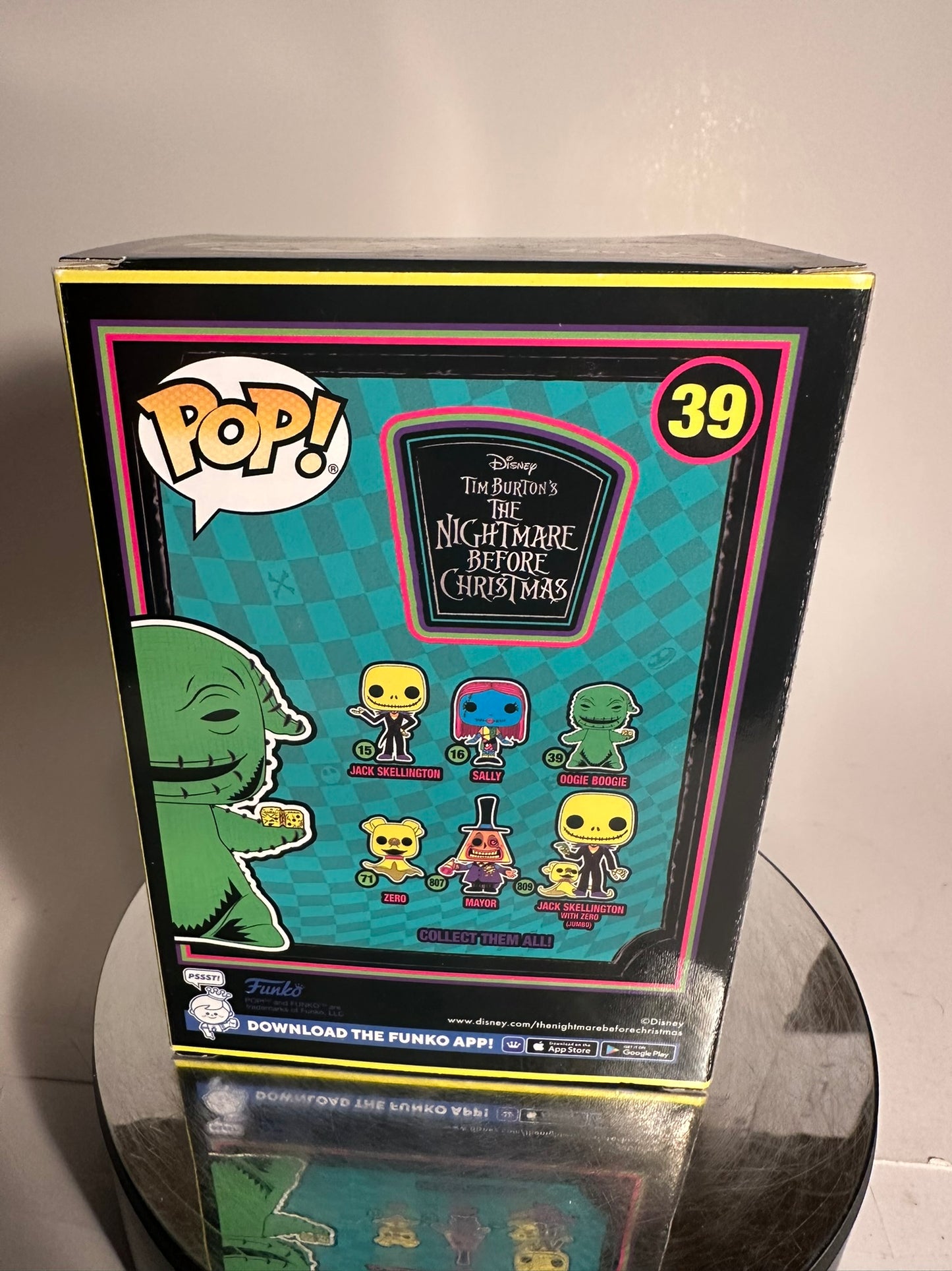 Disney - Oogie Boogie 39 BLACKLIGHT Funko Pop!