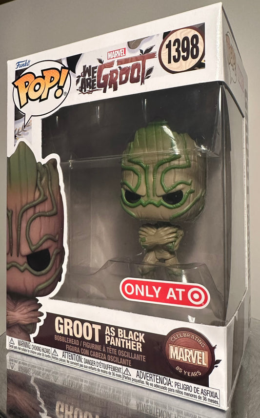 Marvel - Groot as Black Panther 1398 (Target Exclusive) Funko Pop!