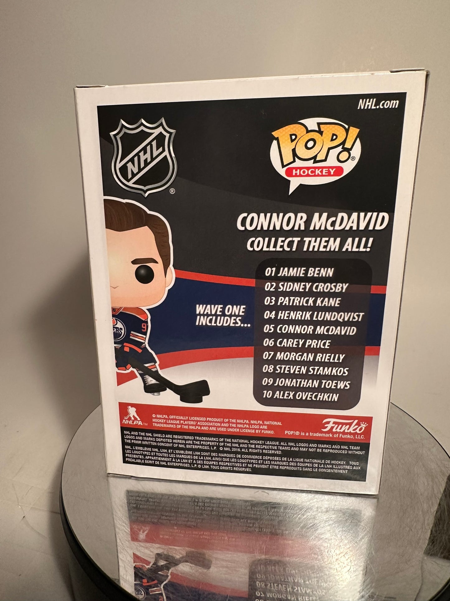 Hockey - Connor McDavid 05 (Exclusive) White Jersey Funko Pop!