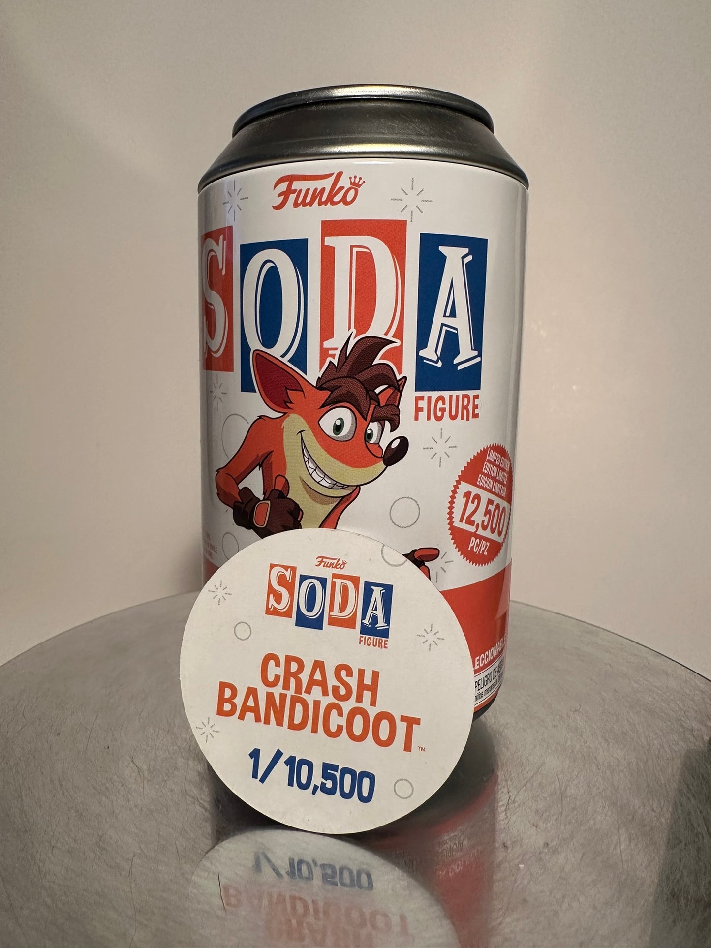 Crash Bandicoot Funko SODA Figure Limited Edition 1/10500