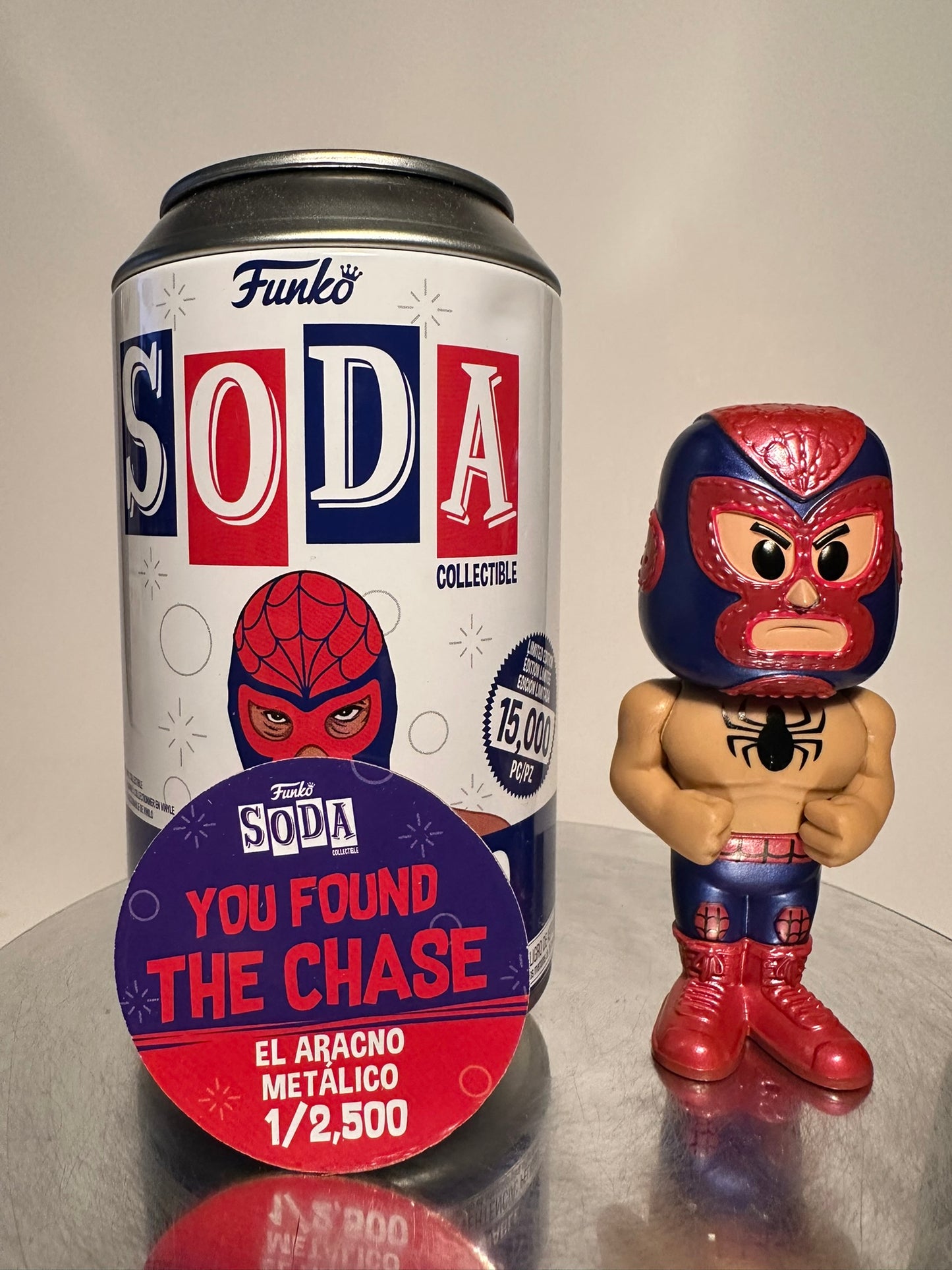 Marvel - El Aracno Metalico Funko SODA Figure Limited Edition 1/2500 CHASE