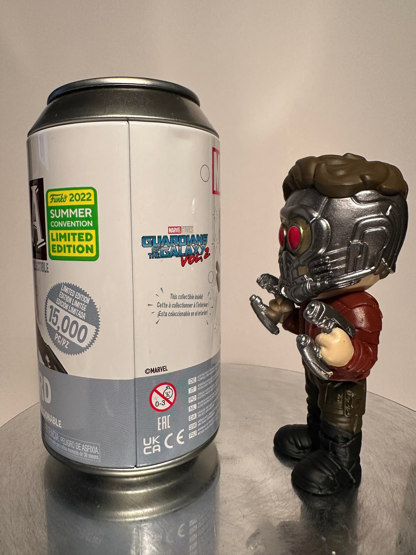 Marvel - Star-Lord Funko SODA Figure 2022 Summer Convention Limited Edition 1/12500