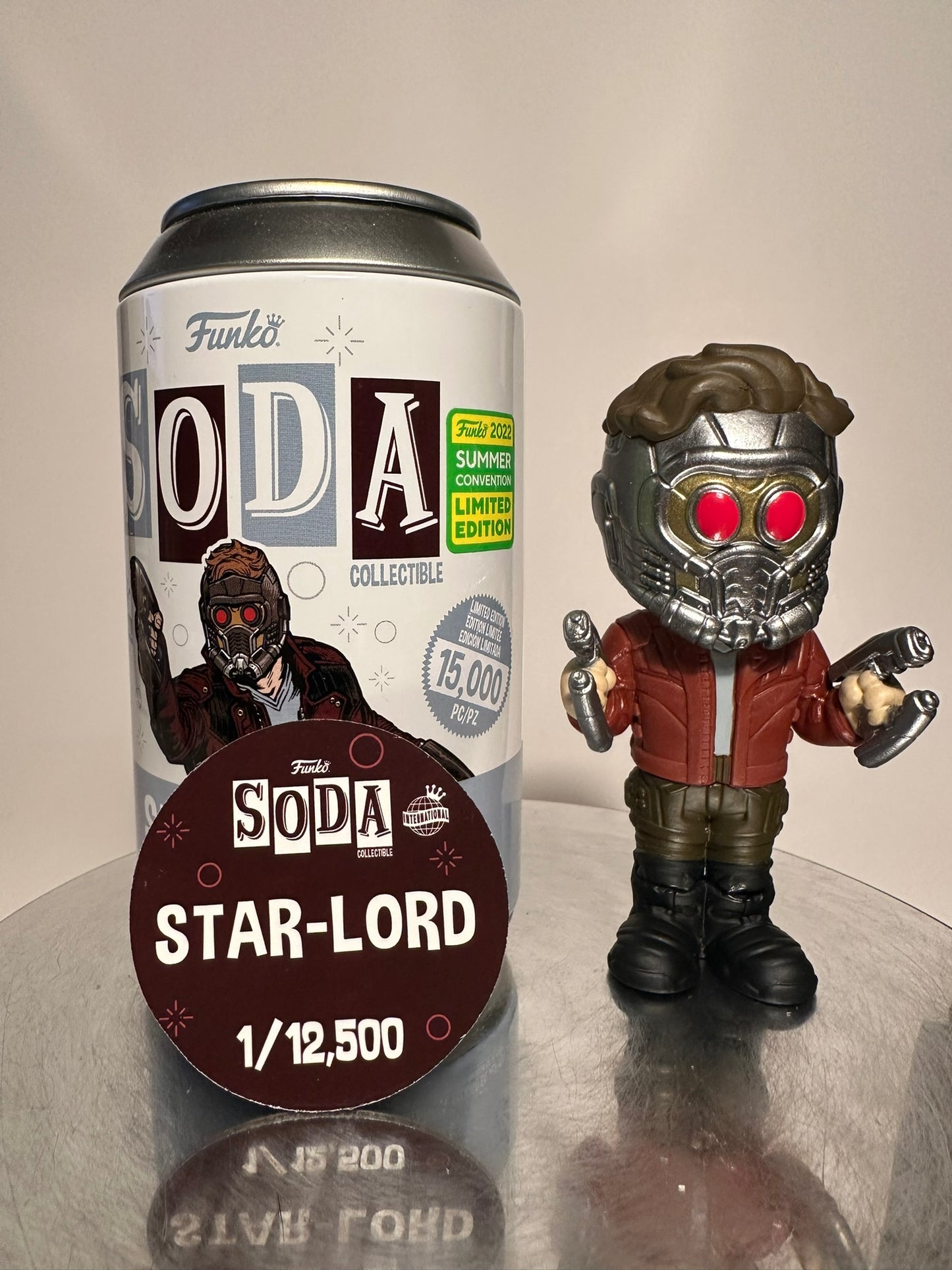 Marvel - Star-Lord Funko SODA Figure 2022 Summer Convention Limited Edition 1/12500