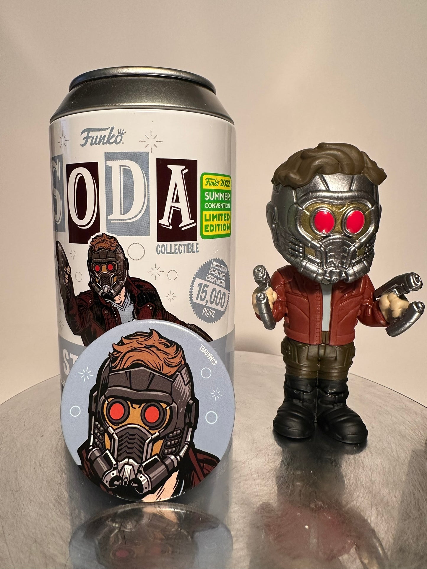 Marvel - Star-Lord Funko SODA Figure 2022 Summer Convention Limited Edition 1/12500