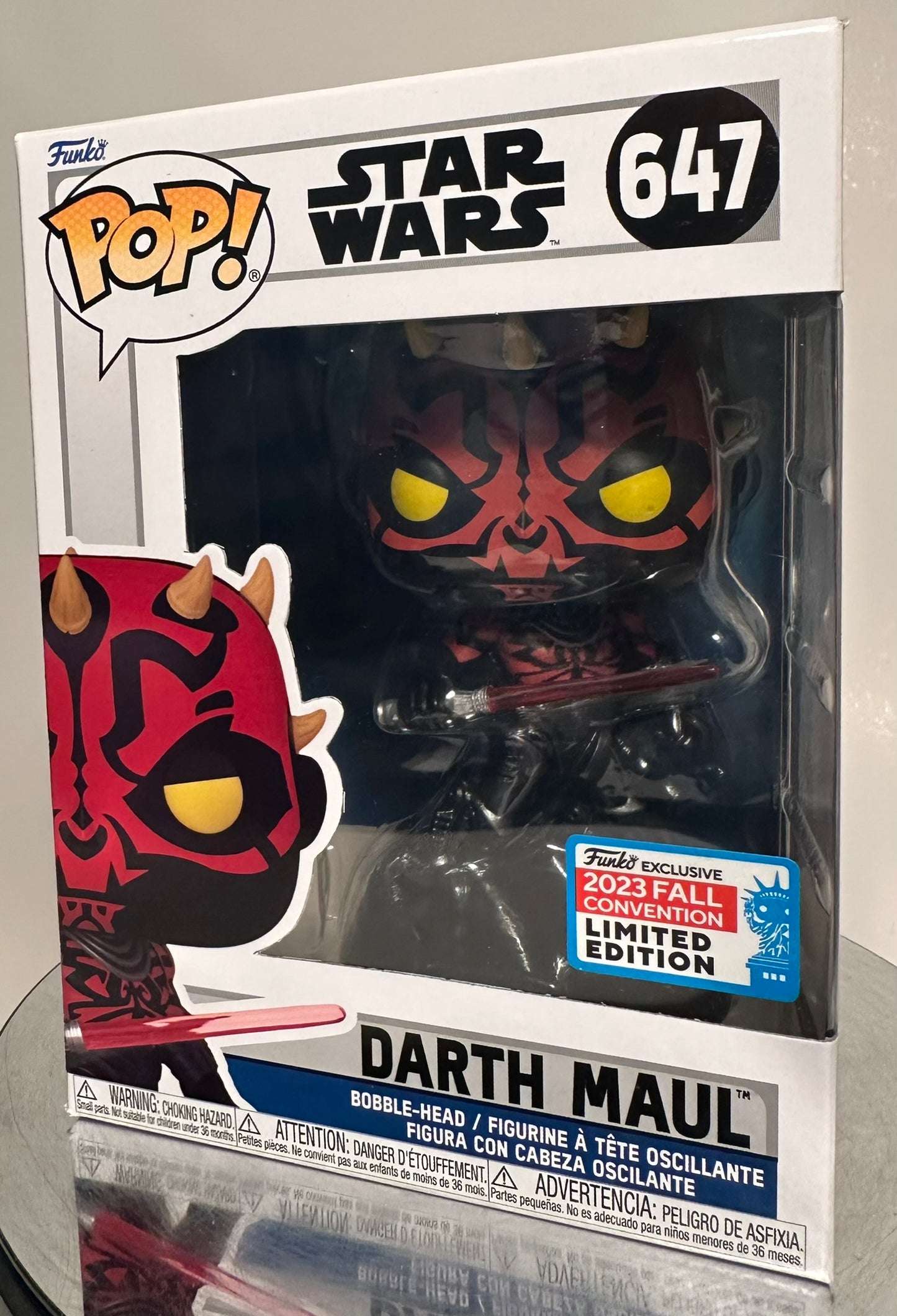 Star Wars - Darth Maul 647 2023 Fall Convention Limited Edition Funko Pop!