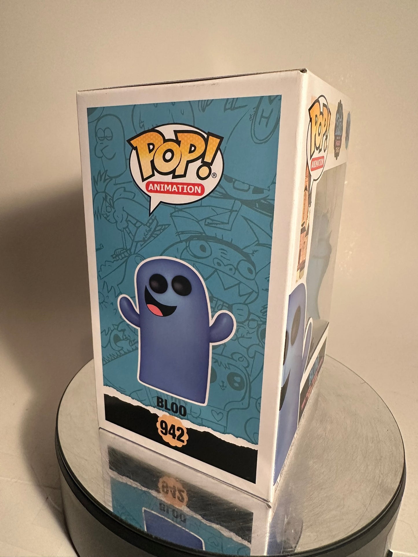 Fosters Home For Imaginary Friends - Bloo 942 CUSTOM ARTWORK Funko Pop!