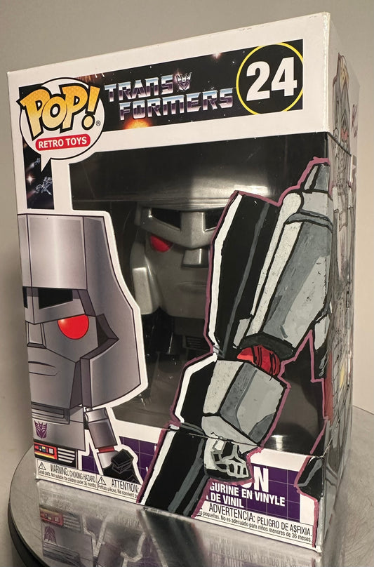 Retro Toys - Transformers - Megatron 24 CUSTOM ARTWORK Funko Pop!