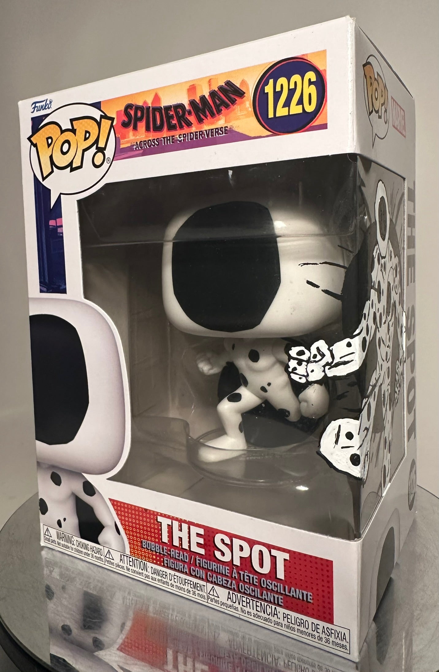 Spider-Man - The Spot 1226 CUSTOM ARTWORK Funko Pop!