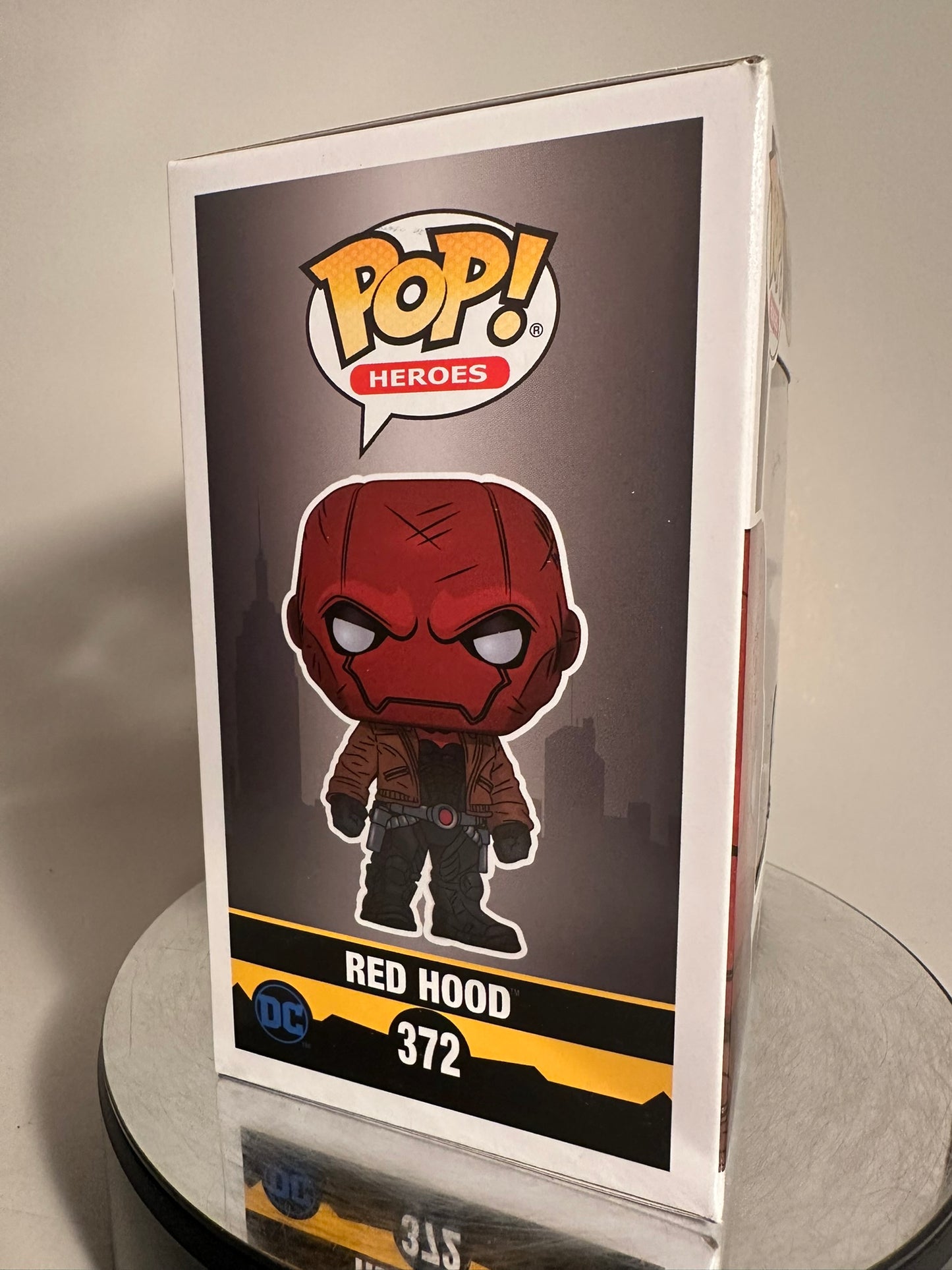 DC - Red Hood 372 Pop in a Box Exclusive CUSTOM ARTWORK Funko Pop!