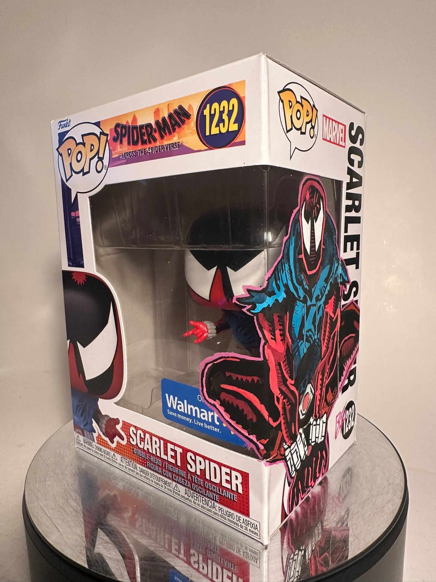 Spider-Man - Scarlet Spider 1232 Walmart Exclusive CUSTOM ARTWORK Funko Pop!