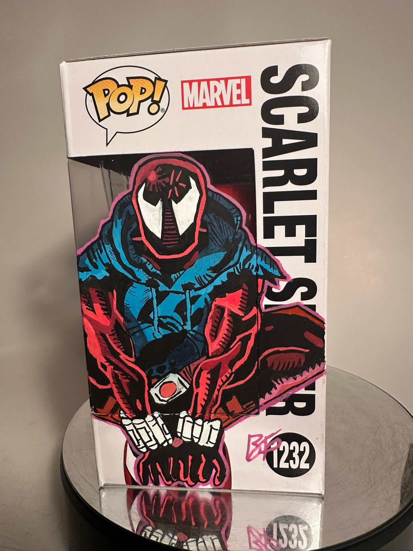 Spider-Man - Scarlet Spider 1232 Walmart Exclusive CUSTOM ARTWORK Funko Pop!