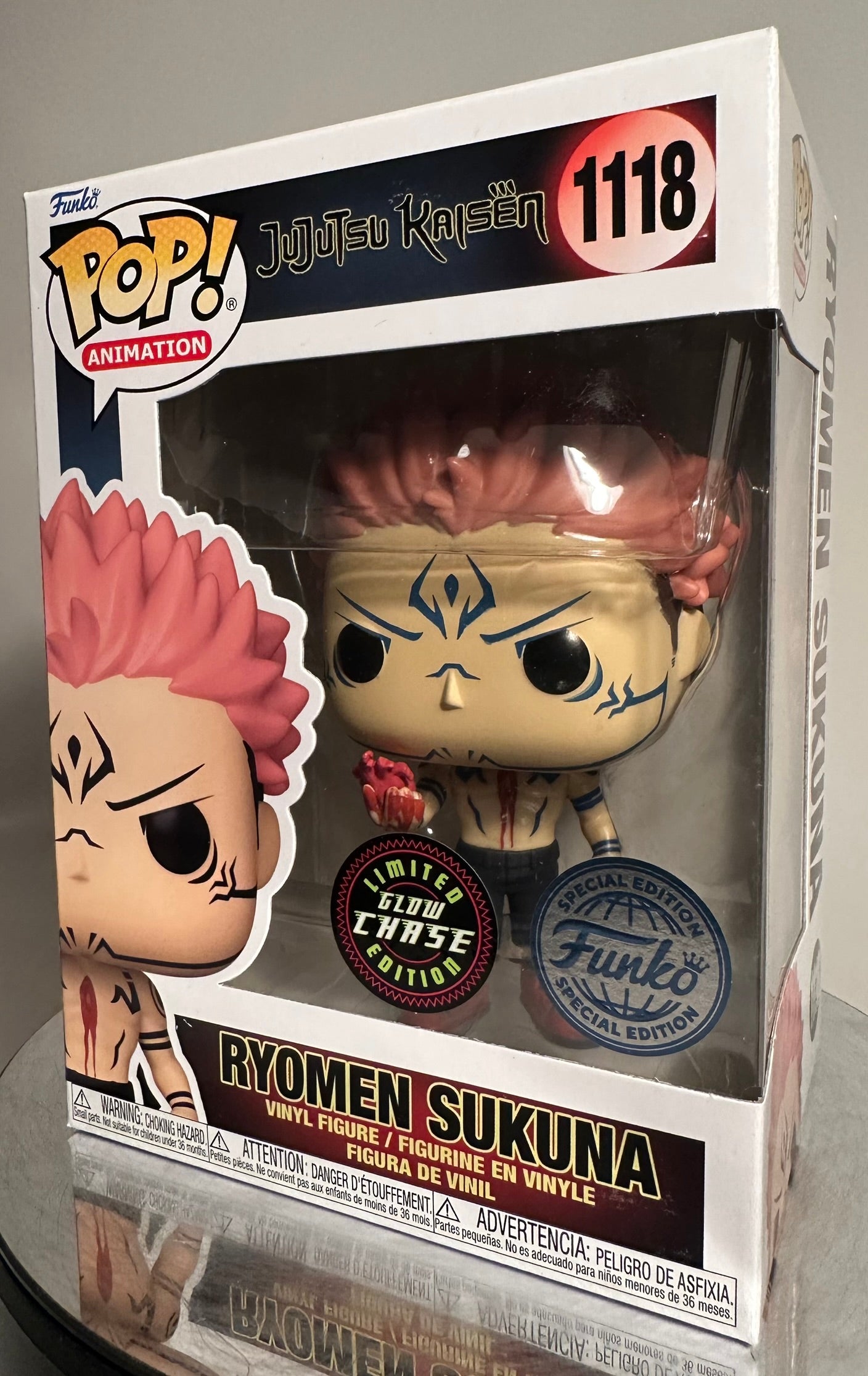 Jujutsu Kaisen - Ryomen Sukuna 1118 GITD CHASE (Funko Special Edition) Funko Pop!