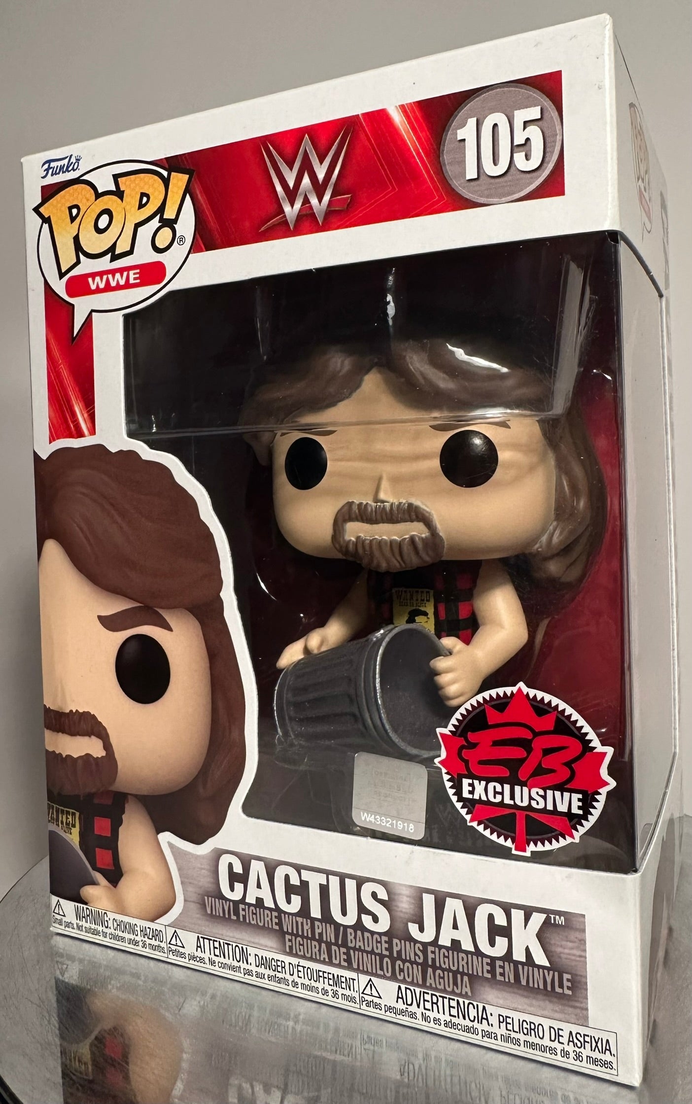 WWE - Cactus Jack 105 EB Games Exclusive Funko Pop!