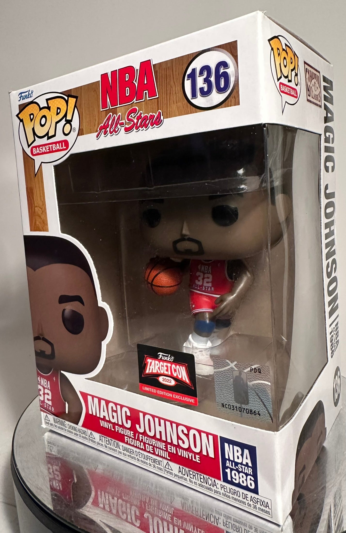 Basketball - Magic Johnson 136 Targetcon 2022 Limited Edition Funko Pop!