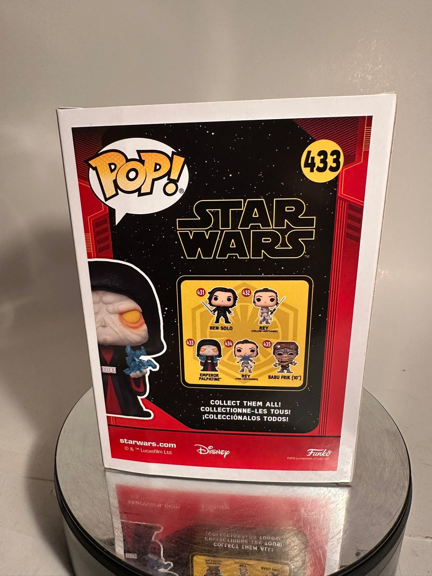 Star Wars - Emperor Palpatine 433 Funko Pop!