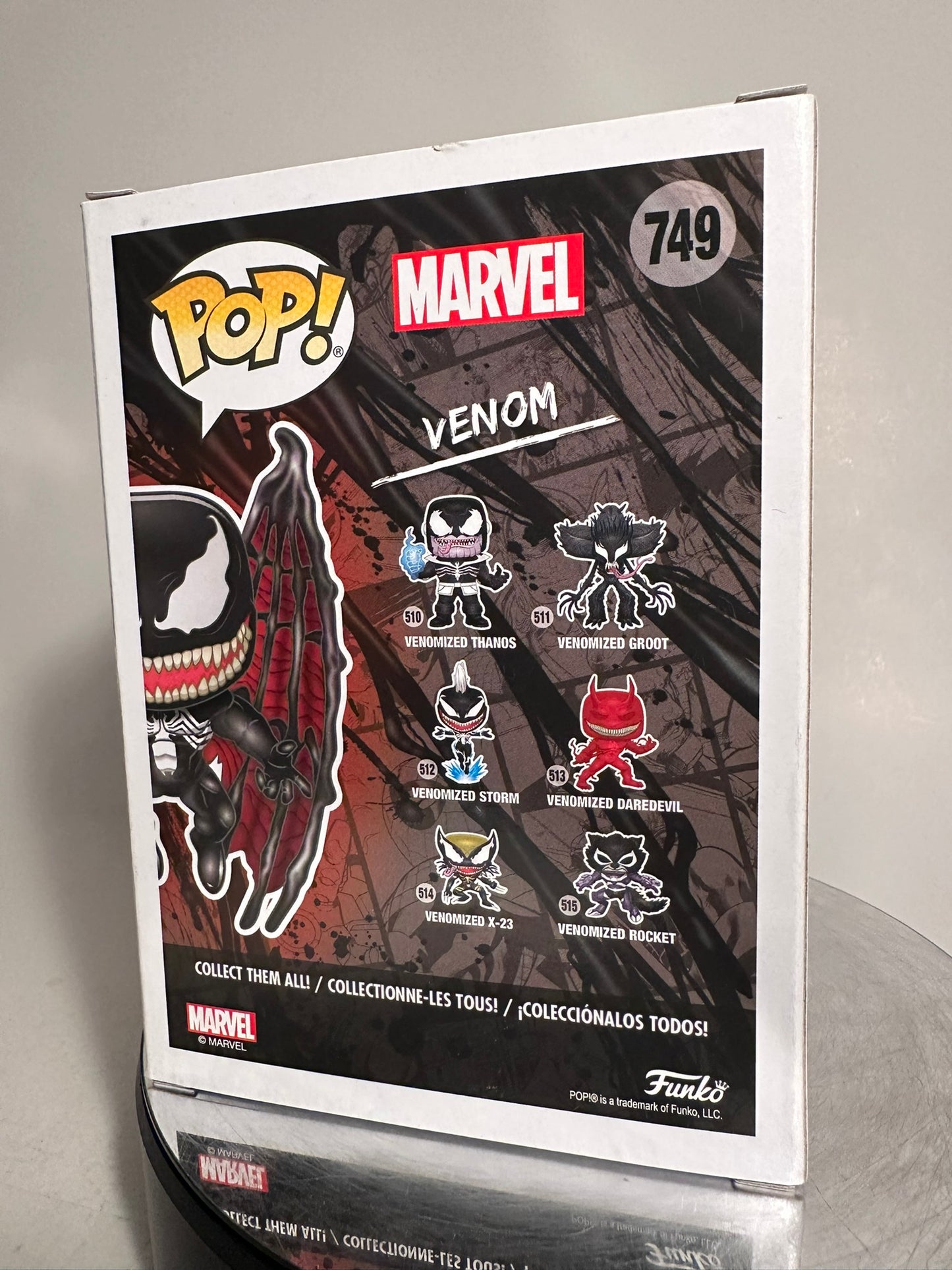 Marvel - Venom 749 Pop in a Box Exclusive AUTOGRAPHED Funko Pop!