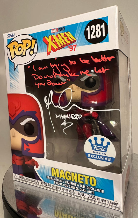 Marvel - Magneto 1281 Funko Store Exclusive AUTOGRAPHED Funko Pop!