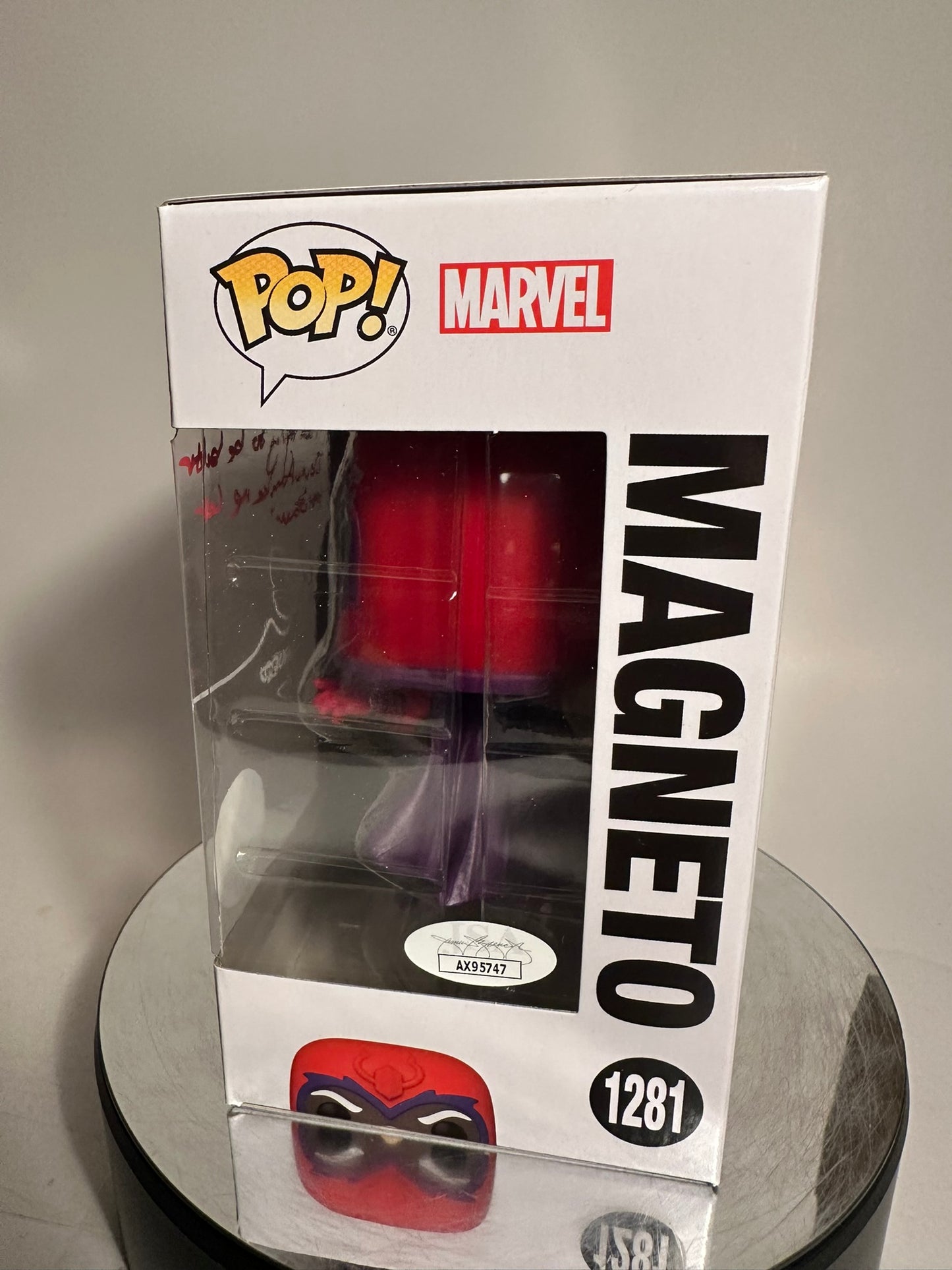 Marvel - Magneto 1281 Funko Store Exclusive AUTOGRAPHED Funko Pop!