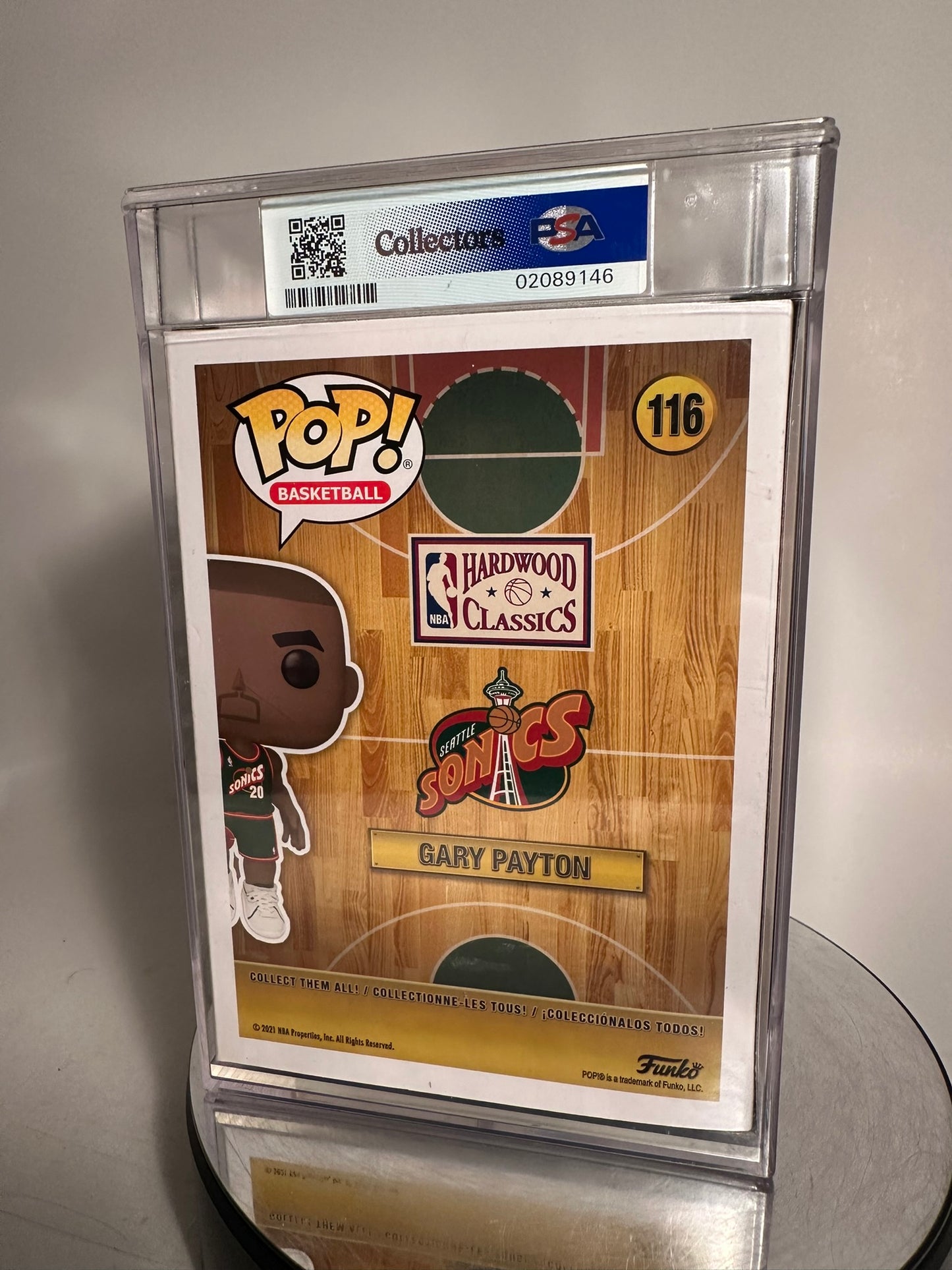 Basketball - Gary Payton 116 PSA Graded 9/10 Funko Pop!