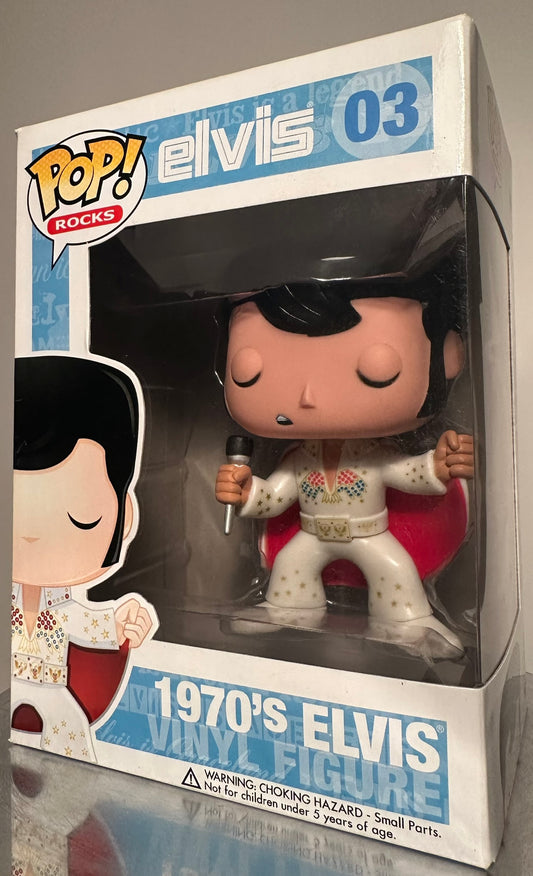 Rocks - 1970's Elvis 03 RARE VAULTED Funko Pop! 2011 Release