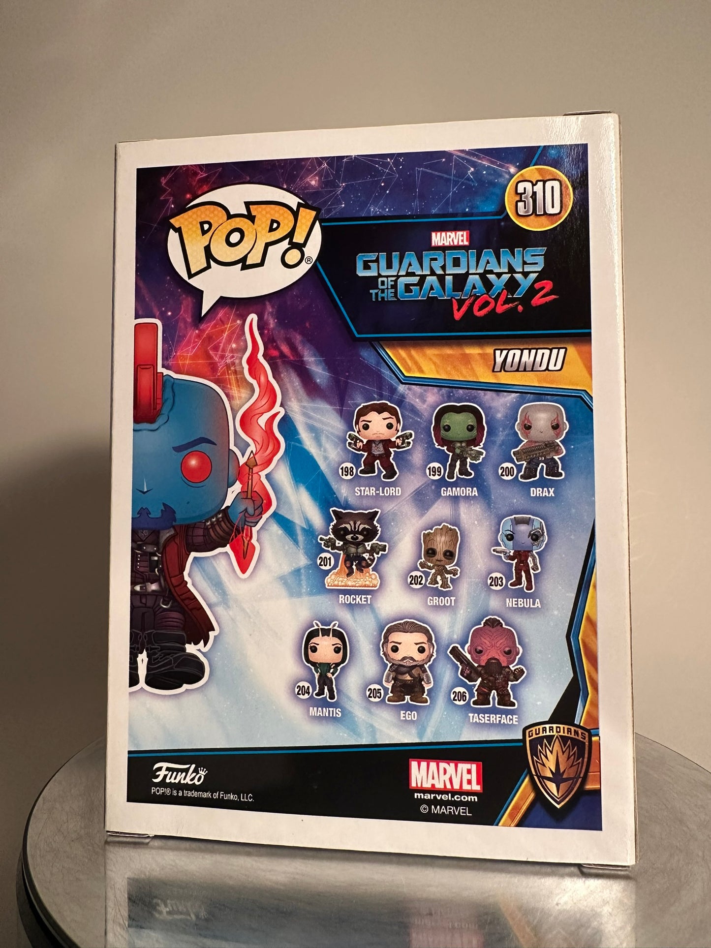 Marvel - Yondu 310 Emerald City Comicon 2018 Limited Edtion AUTOGRAPHED Funko Pop!