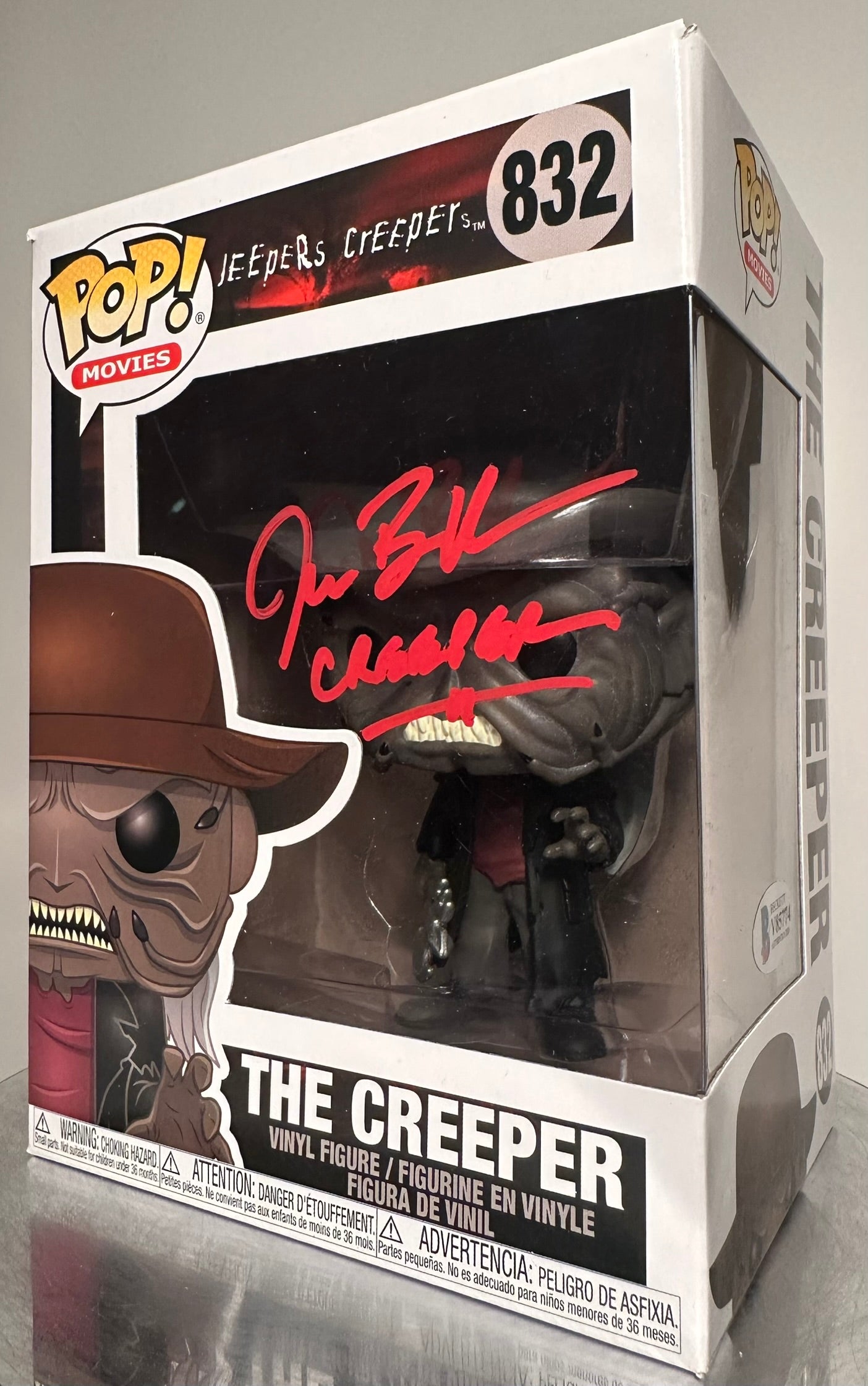 Jeepers Creepers - The Creeper 832 AUTOGRAPHED Funko Pop!